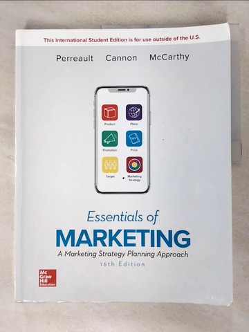 【書寶二手書T9／大學商學_I95】Essentials of Marketing_PERREAULT, Edmund Jerome McCarthy, Joseph P. Cannon