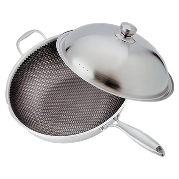 優得 316極品網紋單把炒鍋 36cm  1組