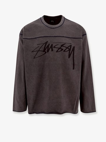 Cotton t-shirt with frontal print - STUSSY - gender_Man