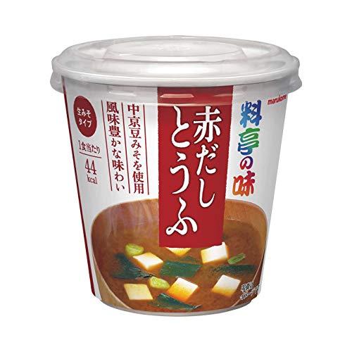 マルコメ カップ料亭の味 赤だしとうふ 即席味噌汁 1食×6個