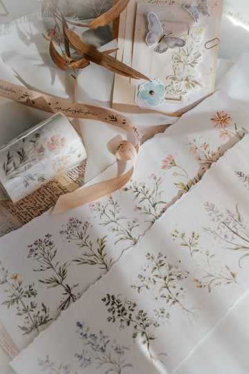 山野草 和紙膠帶(特油含離型紙)