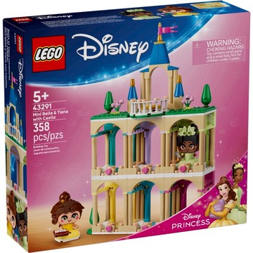 LEGO 43291 迷你貝兒和蒂安娜與城堡 樂高® Disney Princess【必買站】樂高盒組
