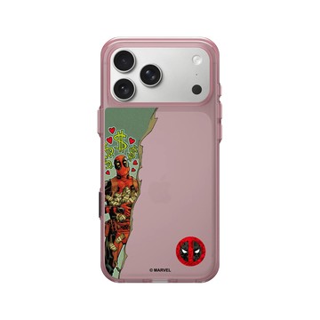 iPhone 17 Pro Max Clear (相機按鈕) 晶醺玫 - 迪士尼-漫威 Marvel - 死侍 - $$