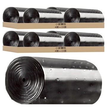 小麥購物 無抽繩垃圾袋 Y184 80 x 60cm 15張  8捲