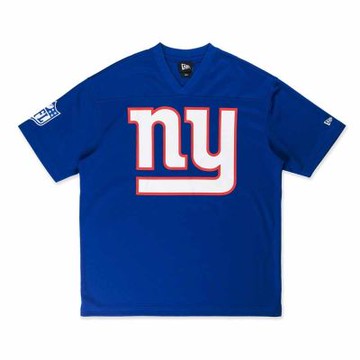 NEW ERA 男女 短袖上衣 NFL JERSEY 紐約巨人 皇家藍 NE14500079