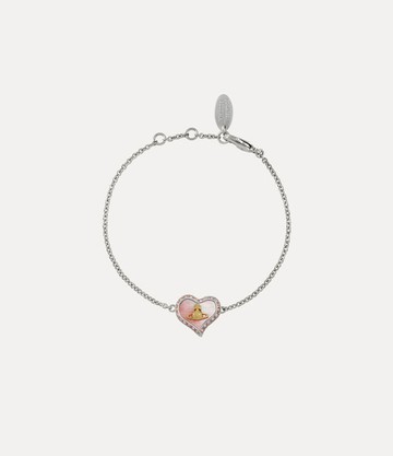 Vivienne Westwood Petra Bracelet Silvergoldcoral Brass Women