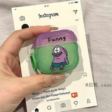 【台灣發貨 特價處理】海綿寶寶比奇堡小丑魚適用airpodspro2保護套airpods4耳機殼3代
