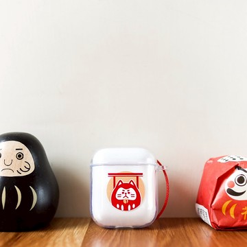 小達摩 の 吉詳物 / AIRPODS 保護套 - 透明