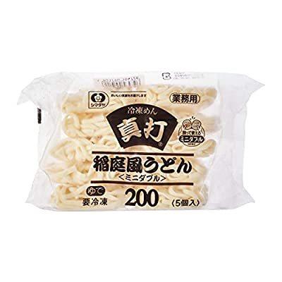 シマダヤ 冷凍うどん 稲庭風うどん 「真打」 200g×20食 業務用