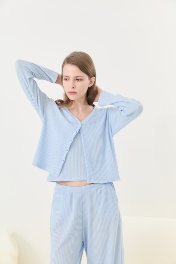 RIGHT v 針織背心 - 針織羅紋