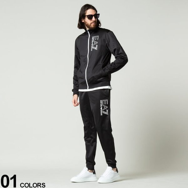 エンポリオアルマーニ セットアップ ジャージ メンズ Emporio Armani Ea7 裏起毛 縦ロゴ フルジップ ジャケット ロングパンツ セットアップ Ea3lpv76pjcnz 通販 Lineポイント最大0 5 Get Lineショッピング