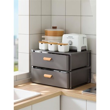 廚房碗柜帶蓋放碗箱裝碗碟盤餐具家用碗架置物架子碗筷收納抽屜式