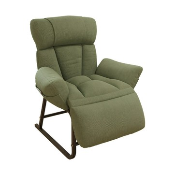 單人躺椅辦公室午休折疊床家用客廳休閑可躺可坐兩用懶人沙發椅[010209DD]