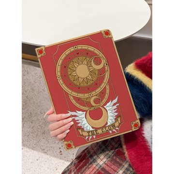 適用于ipadair5保護套2022平板殼ipad9/10蠶絲紋書本mini76全包防摔彎10.9寸2025小櫻卡牌ipadpro13新年air6