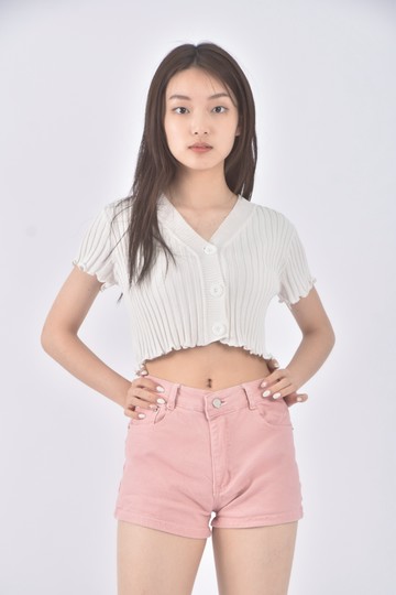 加購優惠(M) jeans丹寧牛仔粉色短褲