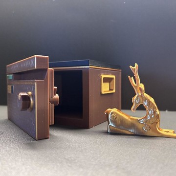 🧡店長精選🧡保險箱三角洲行動可開合3D打印周邊遊戲擺件儲物收納同款玩具帶鎖