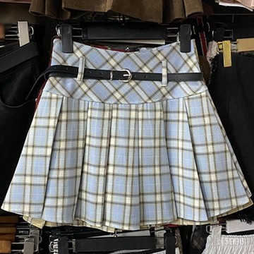 ✨免運✨ 百褶裙 短裙 a字裙 蛋糕裙 半身裙 防走光 格子百褶半身裙女春夏季小個子美式複古學院風a字高腰百搭裙短裙