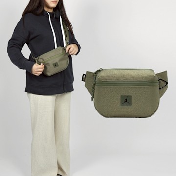 Nike 腰包 Jordan CORDURA 軍綠 抗撕裂 可調背帶 斜背包 側背包 小包 隨行包 JD2443012AD-002