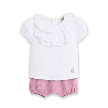 四季系列-比得兔泡泡紗短袖套裝