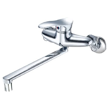 泰浦樂 柔水過濾冷熱壁式龍頭 BB05523 EW-624 採用日本耐磨陶瓷片 包覆性水流不噴濺  15.5 x 18.5 x 26cm  1個