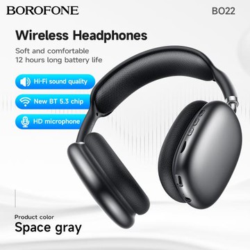 BOROFONE BO22頭戴式運動藍牙耳機 無線包耳式折疊高音質跨境爆品