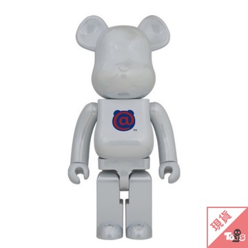 （現貨）BE@RBRICK 庫柏力克熊 MODEL WHITE CHROME 珍珠白 1000％ 正版 公仔 玩具有毒