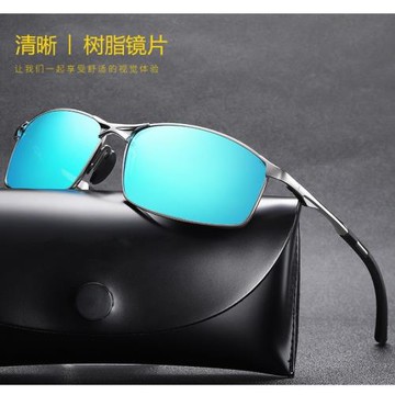 新款運動偏光太陽鏡男金屬彈簧腿騎行開車墨鏡跨境歐美熱銷款批發