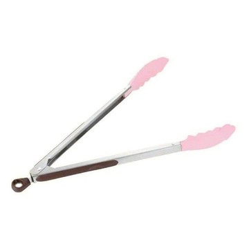 拉彈尼龍萬能夾 30cm  銀色 + 粉色  1個