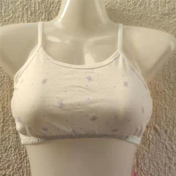 純棉女士吊帶小背心無鋼圈學生文胸夏季中老年媽媽汗衫大碼女胸罩