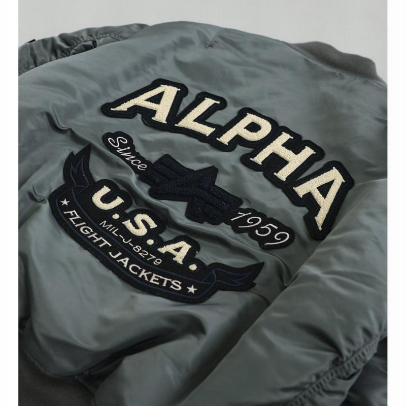 ALPHA（アルファ）の「スタジャン風MA-1 USスペック（MA-1