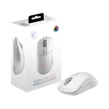 MSI VERSA 300 ELITE W WHITE-白 超輕量無線電競滑鼠