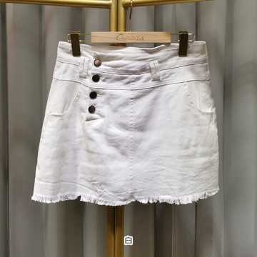 【SF6652】230703側四釦彈性斜紋布短褲裙 2色 L-5XL (預購)