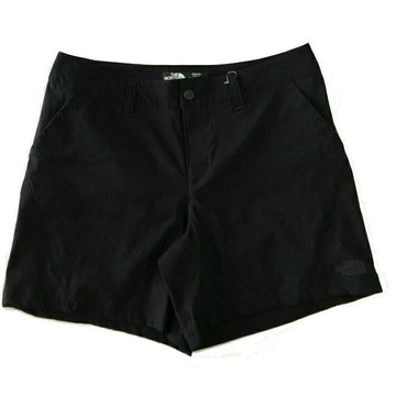 [ THE NORTH FACE ] 女 FlashDry抗UV高腰短褲 黑 / NF0A3CHMJK3 {4 8}