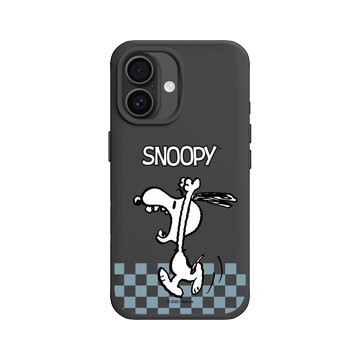 iPhone 16 SolidX 黑 - 史努比 Snoopy - 吶喊