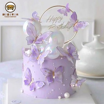 免運/附發票 仿真蛋糕模型 生日蛋糕模型仿真2022新款蝴蝶網紅塑膠樣品櫥窗展示道具(可定制