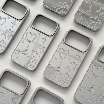 APIOU Mirror Pro 銀色閃光 iPhone 鏡面磁吸全包防摔保護殼 17/16/15/14/13