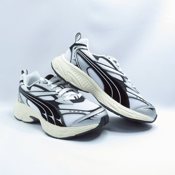 PUMA 39592002 Morphic Retro 男 復古 休閒鞋 橡膠底 白×黑【iSport愛運動】