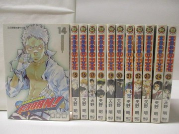 【書寶二手書T2／漫畫書_M86】家庭教師Hitman Reborn_14-25集間_共12本合售_天野明