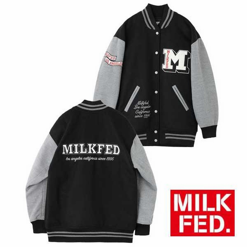 MILK　スタジャン　ミルク　バーシティジャケット　音符　アメカジ　ストリート セール】Cherry's スタジャン（スタジャン）｜MILK（ミルク）の