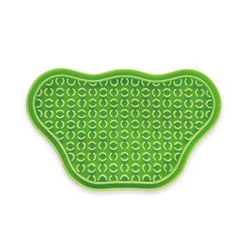 PetDreamHouse 爪爪星球口水舔食墊-青草綠 (犬貓適用 嗅聞墊 慢食墊 肉泥墊)