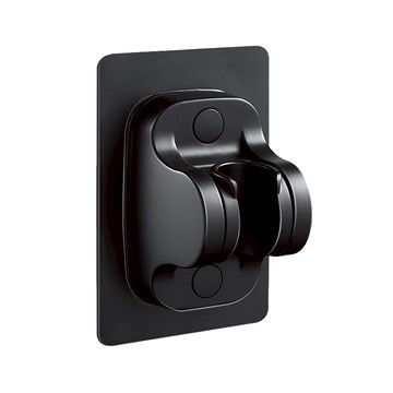 吸壁式蓮蓬頭固定座-黑