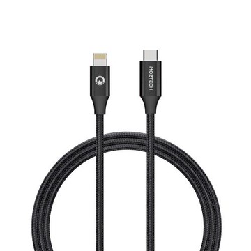 MOZTECH｜編織傳輸充電線 TYPE-C to Lightning