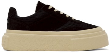 MM6 Maison Margiela 黑色 Gambetta Lace-Up Platform 运动鞋