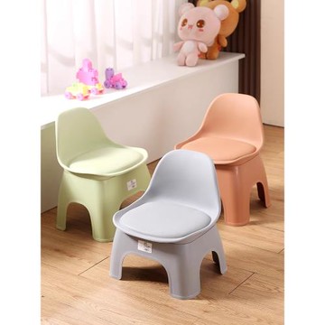 小凳子寶寶家用矮凳兒童椅子幼兒園加厚塑料靠背小板凳浴室防滑凳
