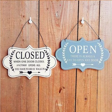 美式open營業牌 歡迎光臨牌 標示牌 指示牌