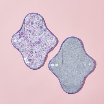 【凱娜】布護墊｜19公分｜紫萃碎花