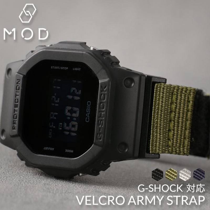 G Shock ジーショック 対応 ベルト Mod Velcro Army Strap ベルクロ アーミー ストラップ 腕時計 Gショック ナイロンベルト ベロクロ 時計 マジックテープ 通販 Lineポイント最大0 5 Get Lineショッピング