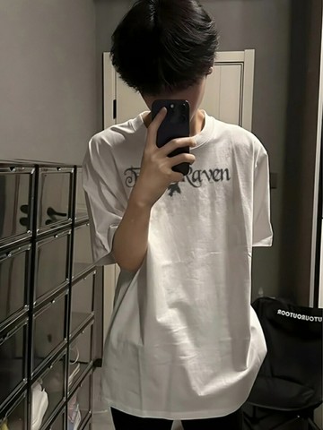 美式潮流重磅純棉短袖t恤男款夏季高街復古寬松上衣【木屋雜貨】
