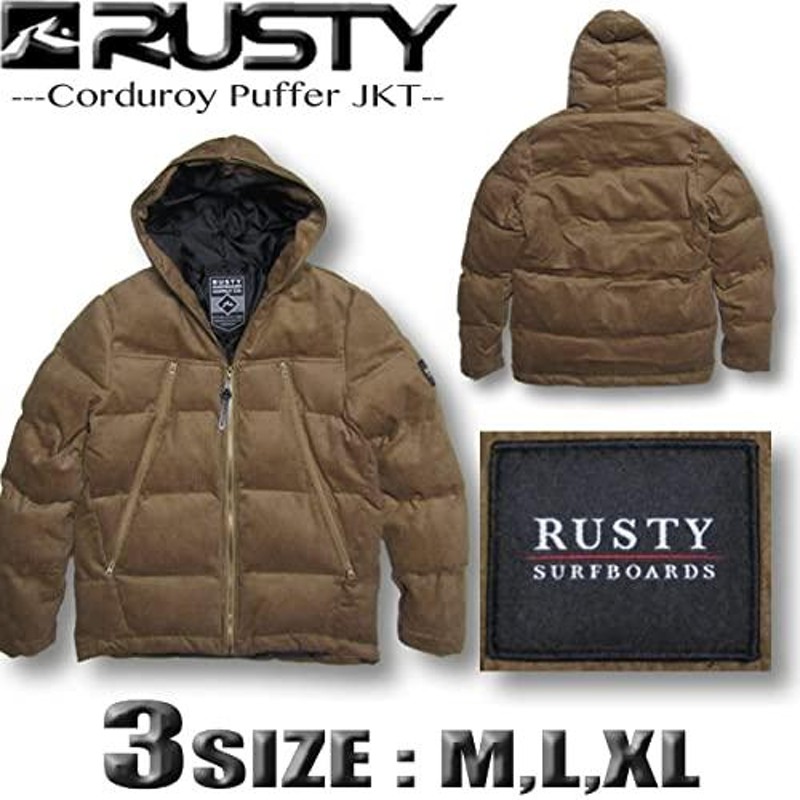 RUSTY ラスティー メンズ ダウン スタイル アウター 中綿ジャケット