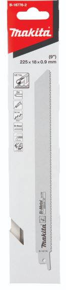 MAKITA 牧田 軍刀鋸片 B-16776 長度 9吋 225mm 5片 複合金屬 適用 金屬 管材  型材 瑞士製